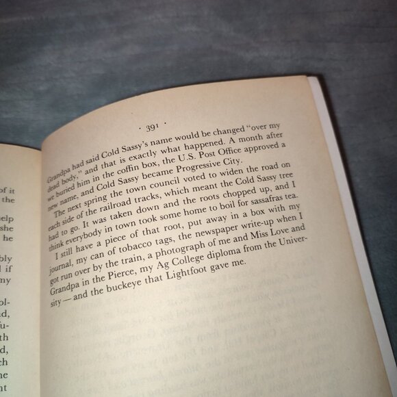 Book Cold Sassy Tree National Bestseller Olive Ann Burns Southern Life Novel - Picture 9 of 9